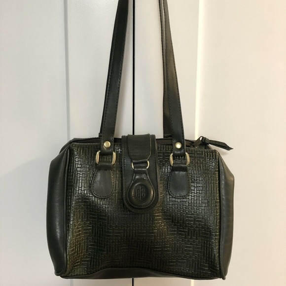 Gitano Handbags - Gitano Dark Green Leather Bag